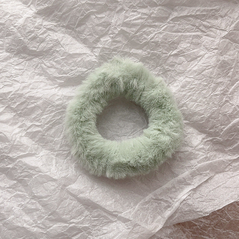 Cute Plush Intestine Hair Ring  Scrunchies  Girls' Hair Accessories