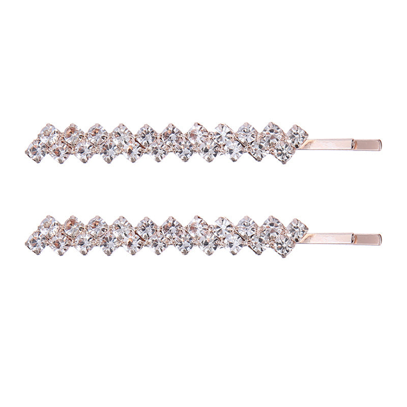 Best Diamond Claw Chain Hair Clip Bar Shaped Clip Wedding Hairware