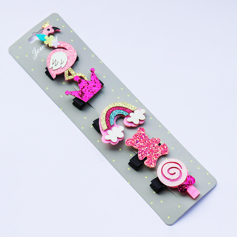 New children's hair clip set