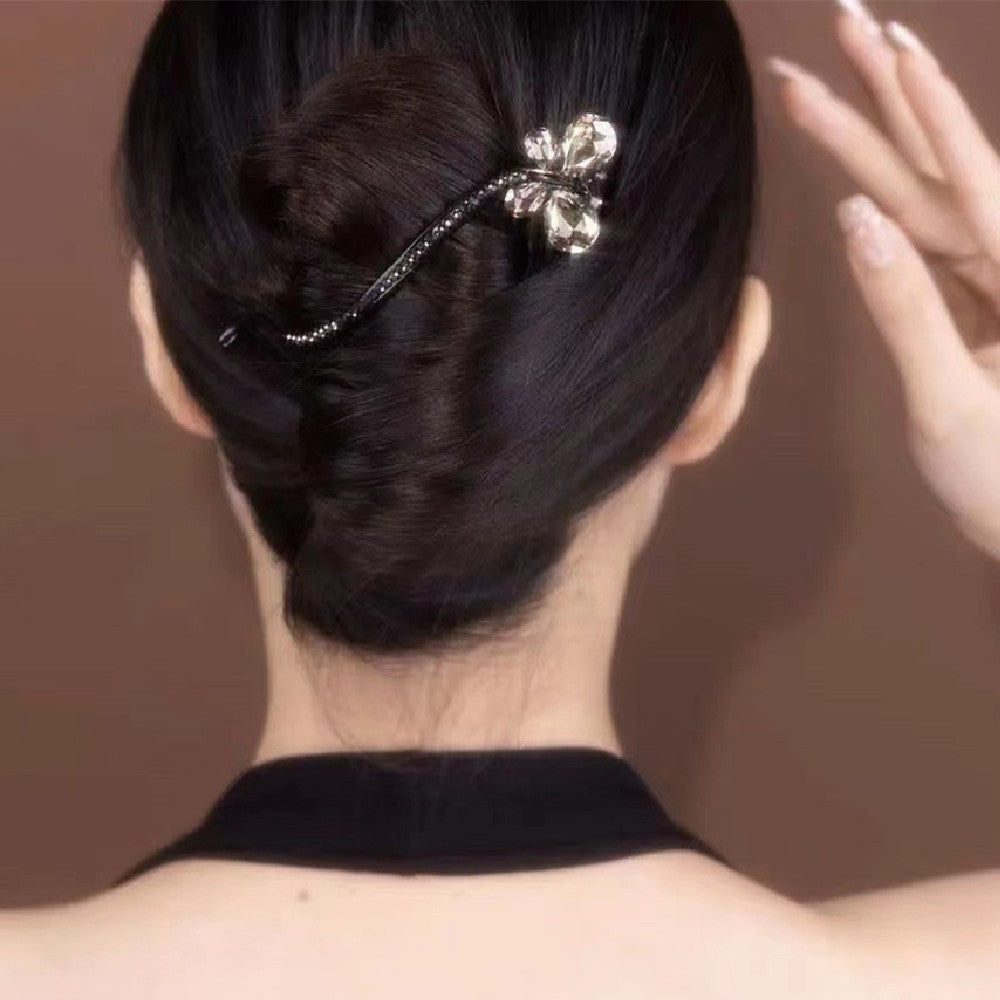 New Delicate Shiny Butterfly Gold Hair Clip