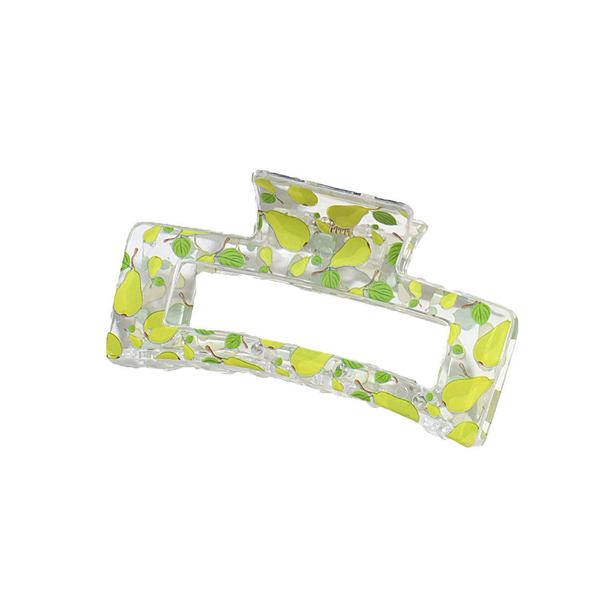 Transparent Fruit Grip Simple Commute All-match Updo Hairclip