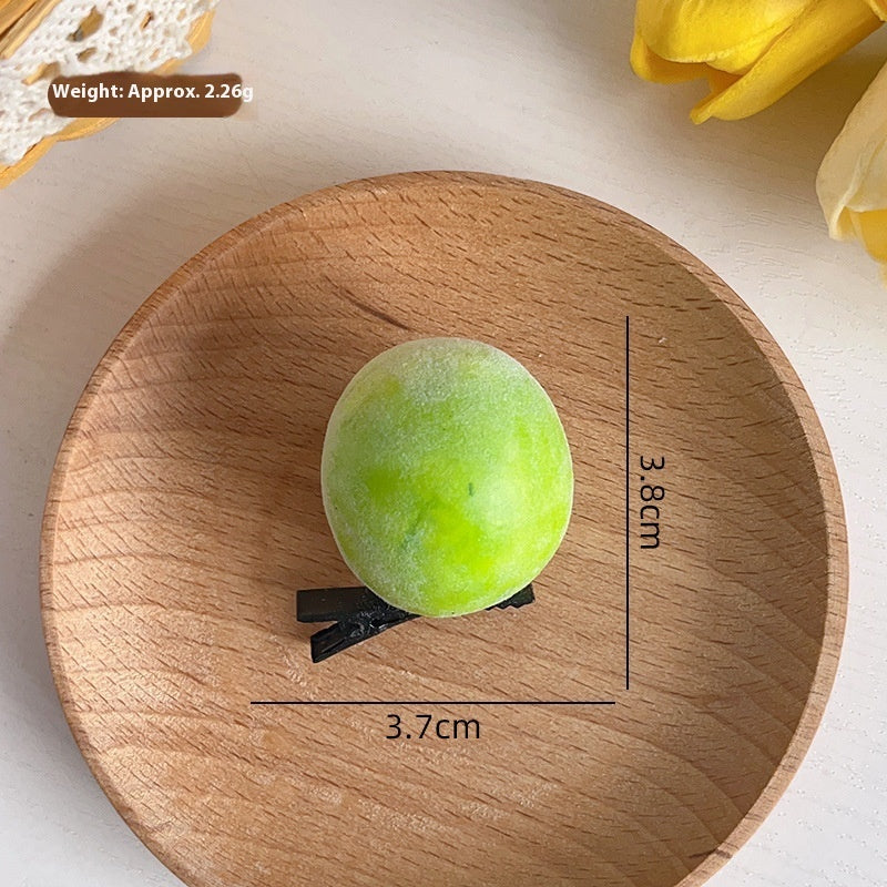 Simulation Cartoon Fruit Barrettes
