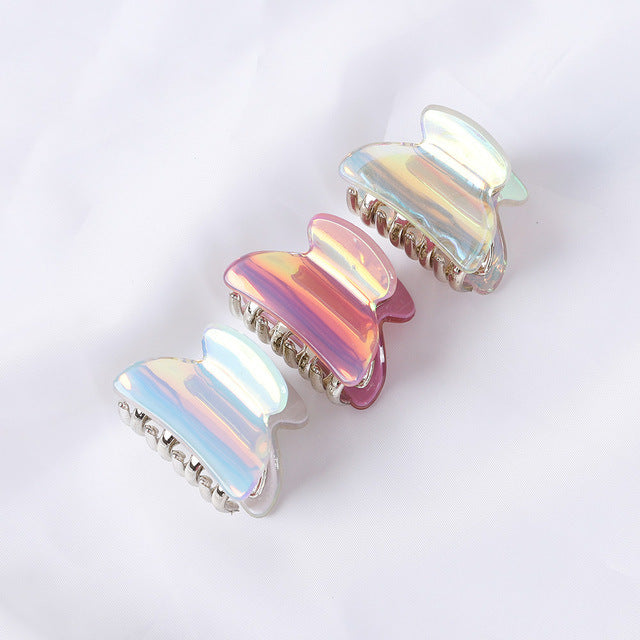 Women's Fashion Personalized Acrylic Printing Barrettes