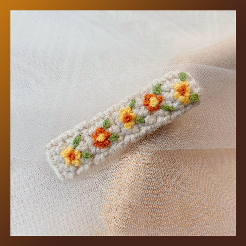 Fashion Braided Yarn Three-dimensional Hair Clip