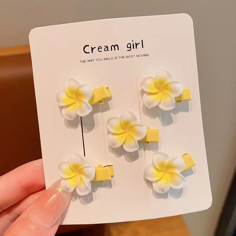 Cherry Blossom Cute Side Cropped Hair Clip Hair Rope