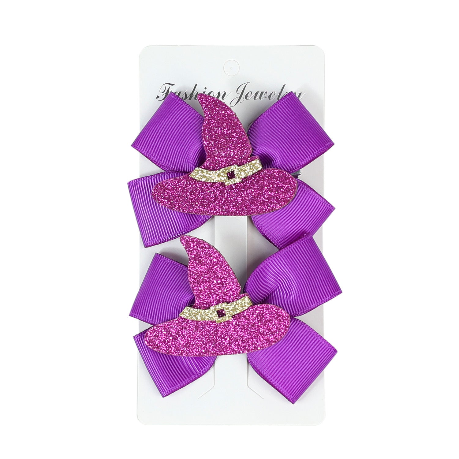 Halloween Decoration Double Bowknot Children Barrettes