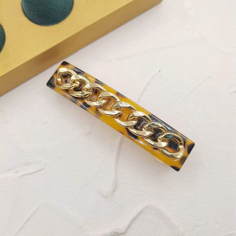 Baroque Chain Alloy Plated Hair Clip