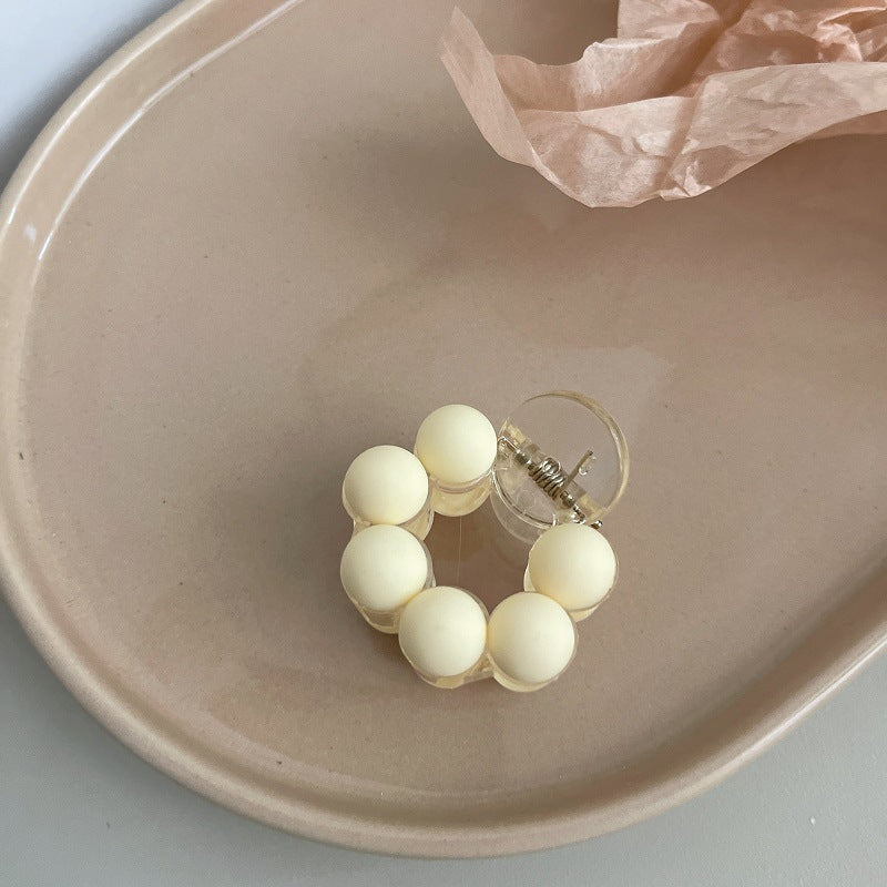 Women's Fashion Cream Color Barrettes