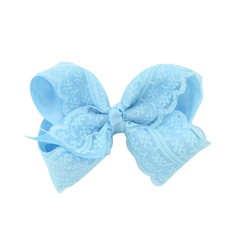 Ribbed Bubble Flower Children's Hair Clip Bow