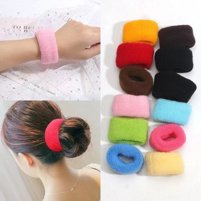 Bold Towel Ring Head Rope High Elastic Color Does Not Hurt Hair