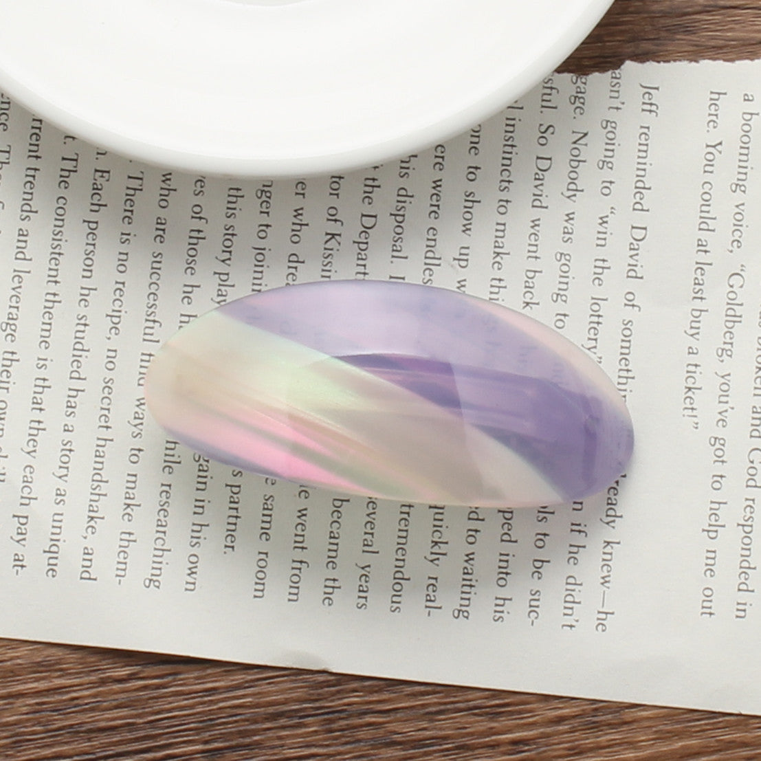 Oval Clip Half Hair Accessories Female