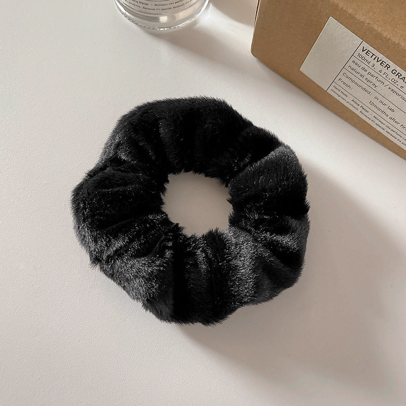 Cute Plush Intestine Hair Ring  Scrunchies  Girls' Hair Accessories