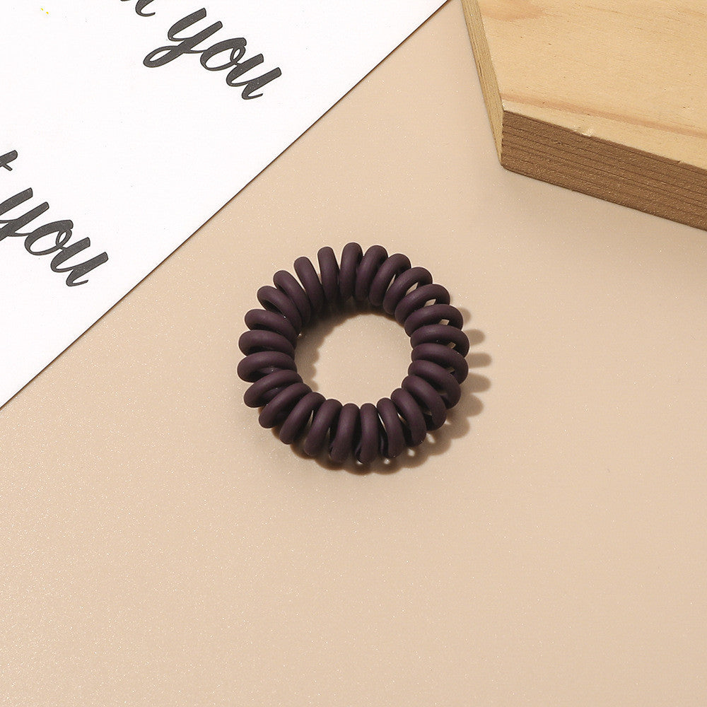 Cute Girl Hair-binding Highly Elastic Hair Rope Simple All-match Small Size Phone Line Hair Ring