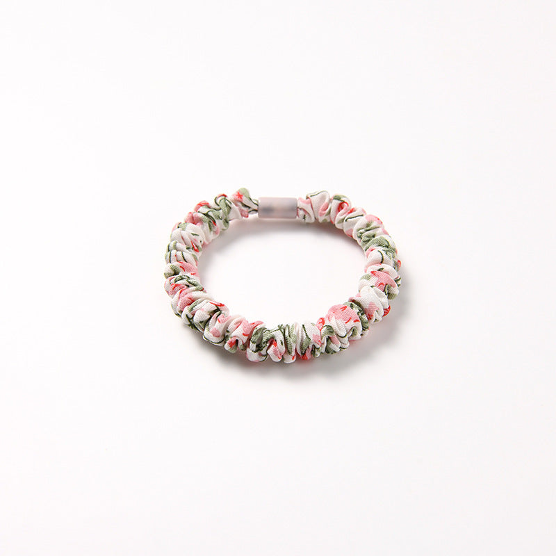 Korean Floral Children's Cute Hair String Rubber Band Hair Ring