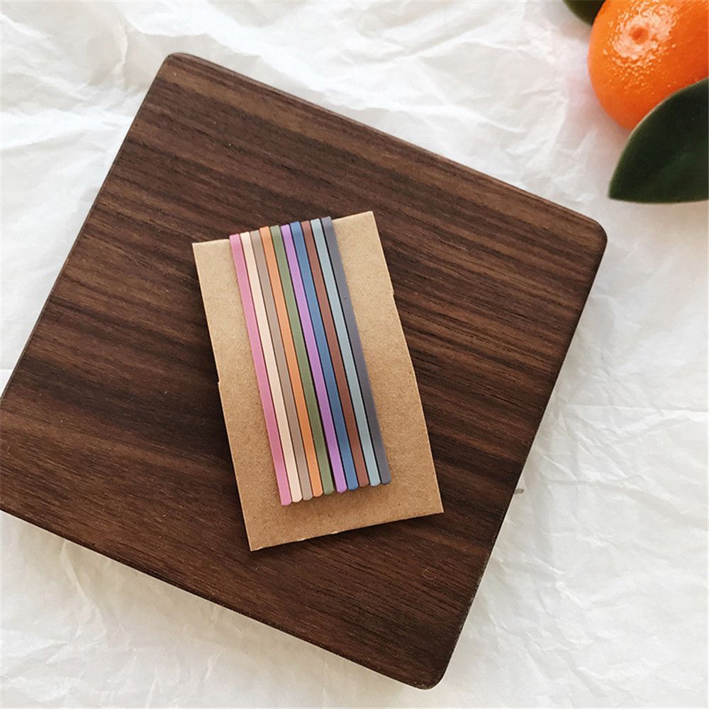 Color frosted hair clip
