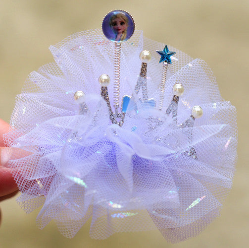 Girls Crown Headdress Children's Crown Princess Barrettes