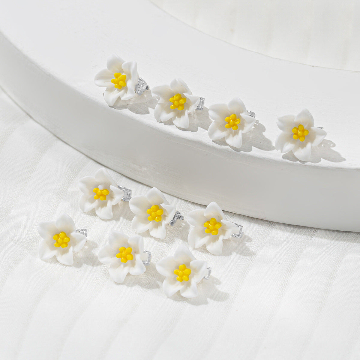 Rhinestone Updo Small Hairclip Bang Clip Barrette Pearl Flower Hair Accessories