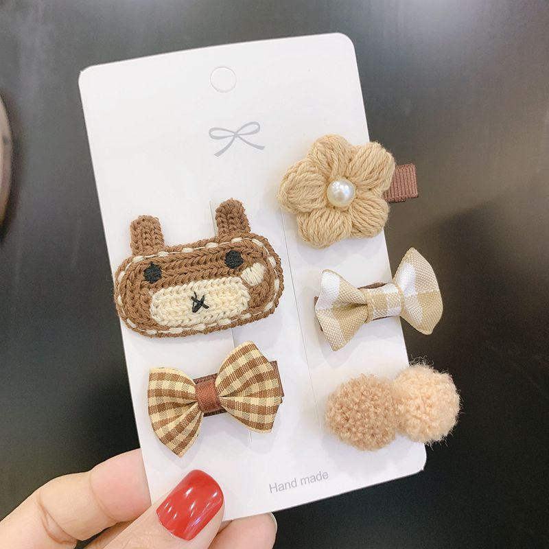 Girls' Fashion Simple Hair Clip Does Not Hurt