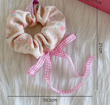Lace Handmade French Hollow Cotton Personality Trendy Hair Ring