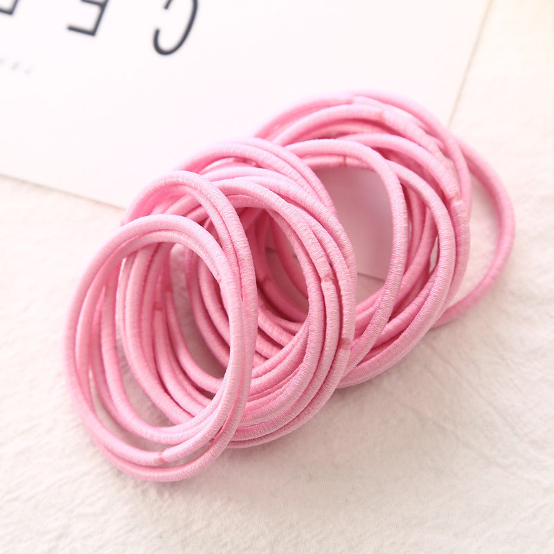 Fine Leather Band Hair Ring Jewelry