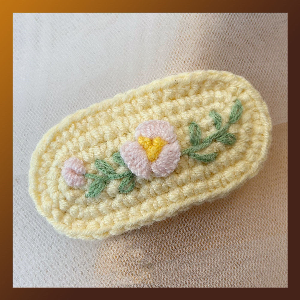 Fashion Braided Yarn Three-dimensional Hair Clip