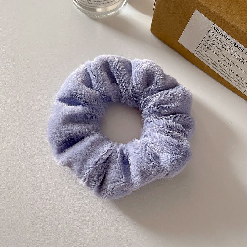 Cute Plush Intestine Hair Ring  Scrunchies  Girls' Hair Accessories