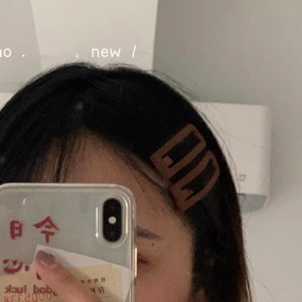 Frosted Hair Clip Female Back Head Broken Hair Side Fringe Clip