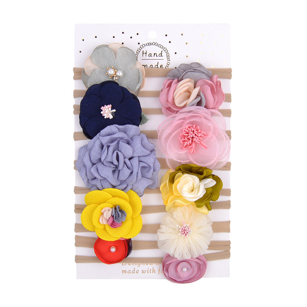 Bow Hair Band Clip Children's Elasticity Traceless Hair Band Hair