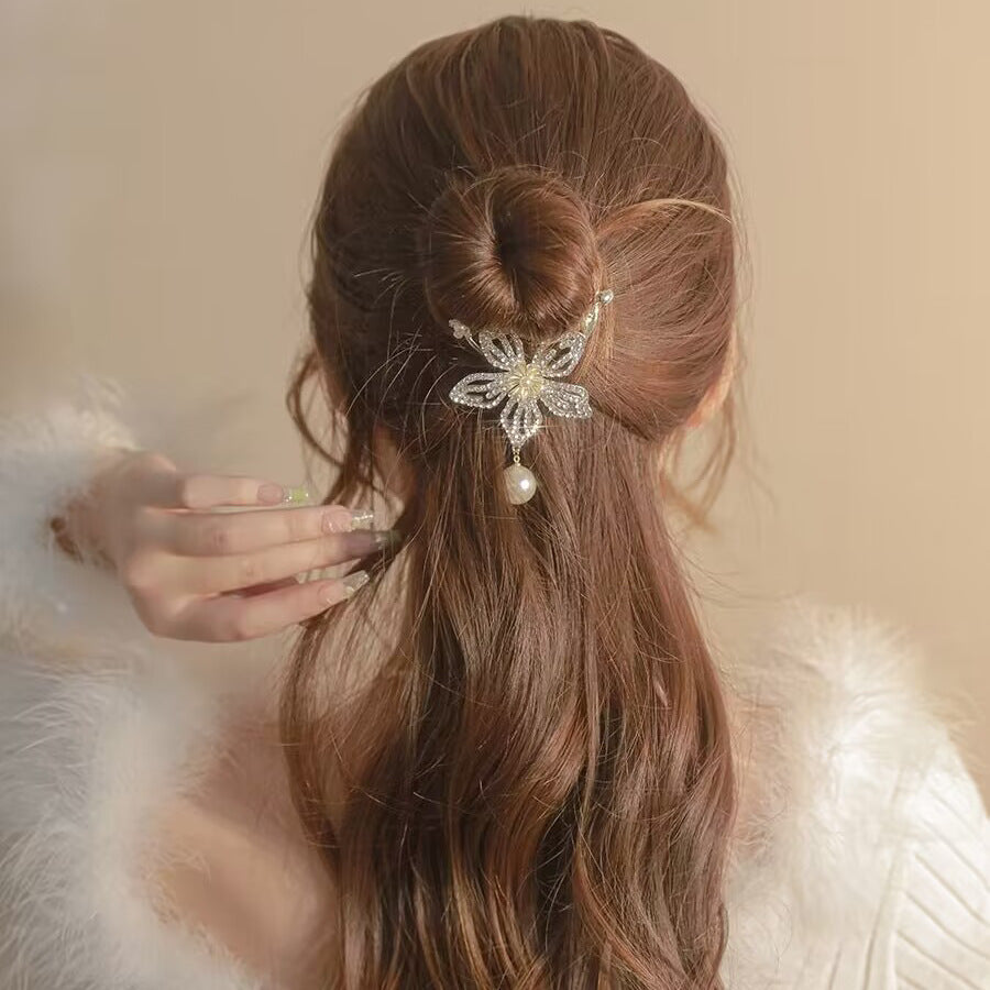 Women's Ball Head Horsetail Hair Clip