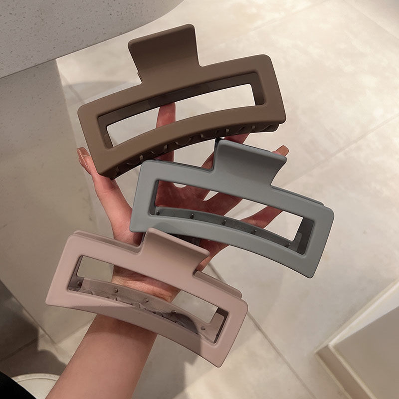 Square Super Large Hair Clip Female Claw