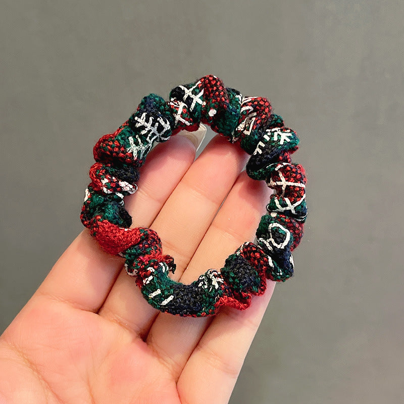 Women's Fashion Simple Halloween Large Intestine Hair Ring