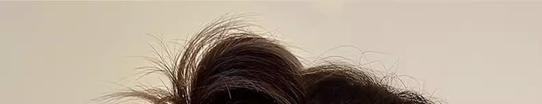 White Dragon Fruit Colored Hair Clip With A Spoon On The Back Of The Head