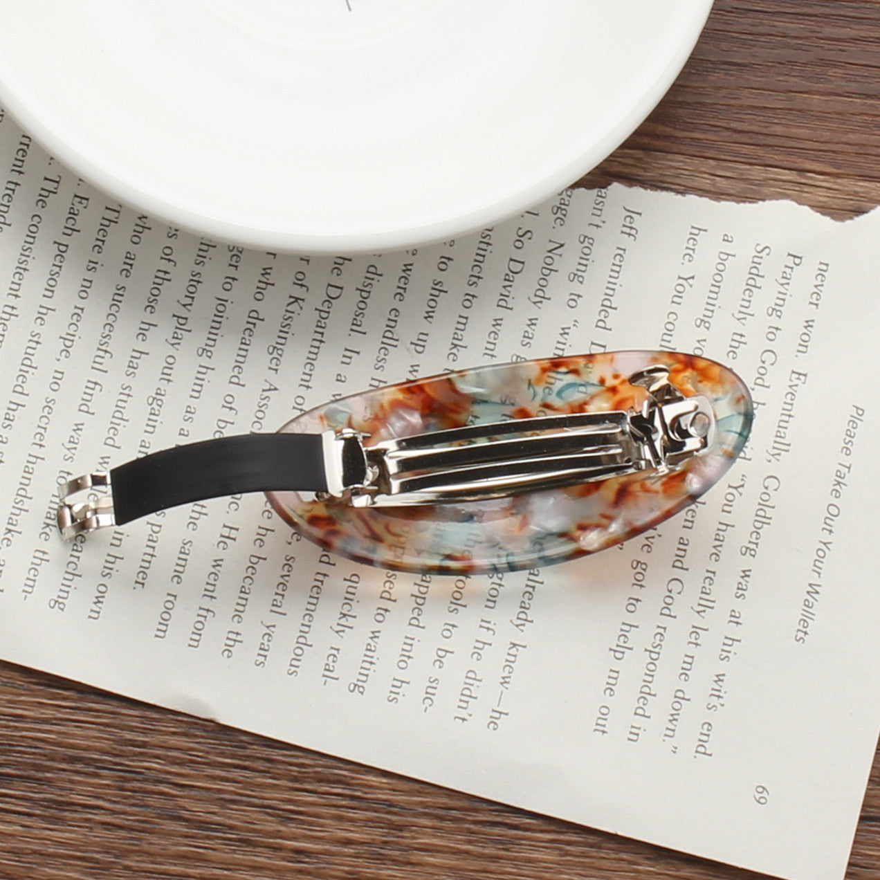 Oval Clip Half Hair Accessories Female