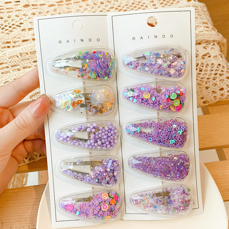 Girls Fashion Simple Love Hair Clip