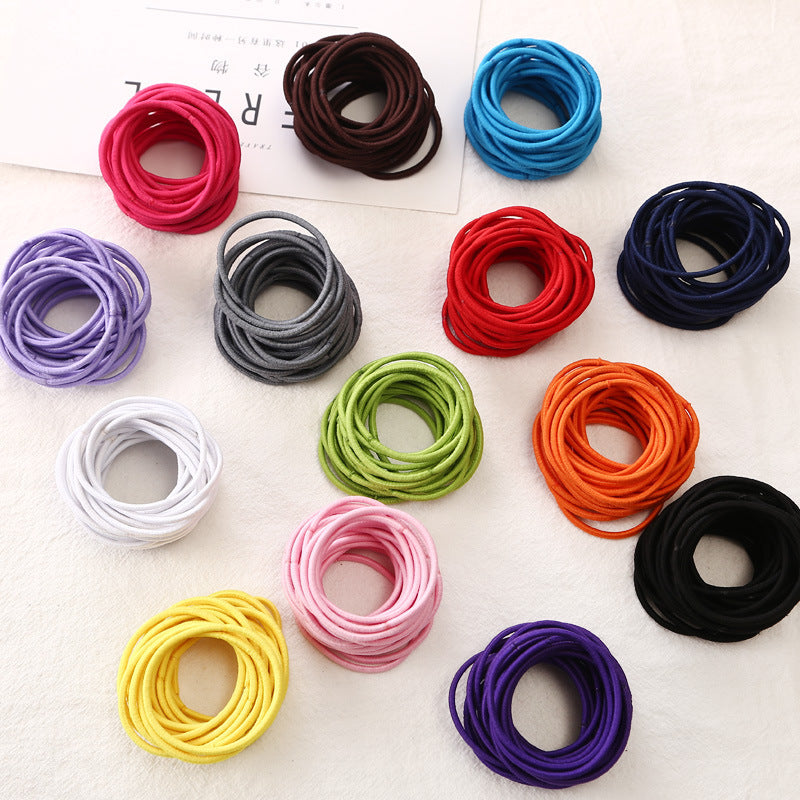 Fine Leather Band Hair Ring Jewelry