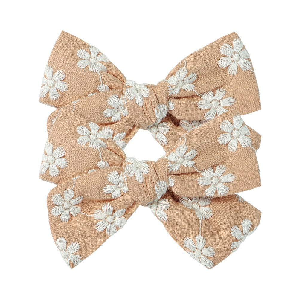 Simple College Style Candy Colored Cloth Ponytail Clip Hair Ornaments