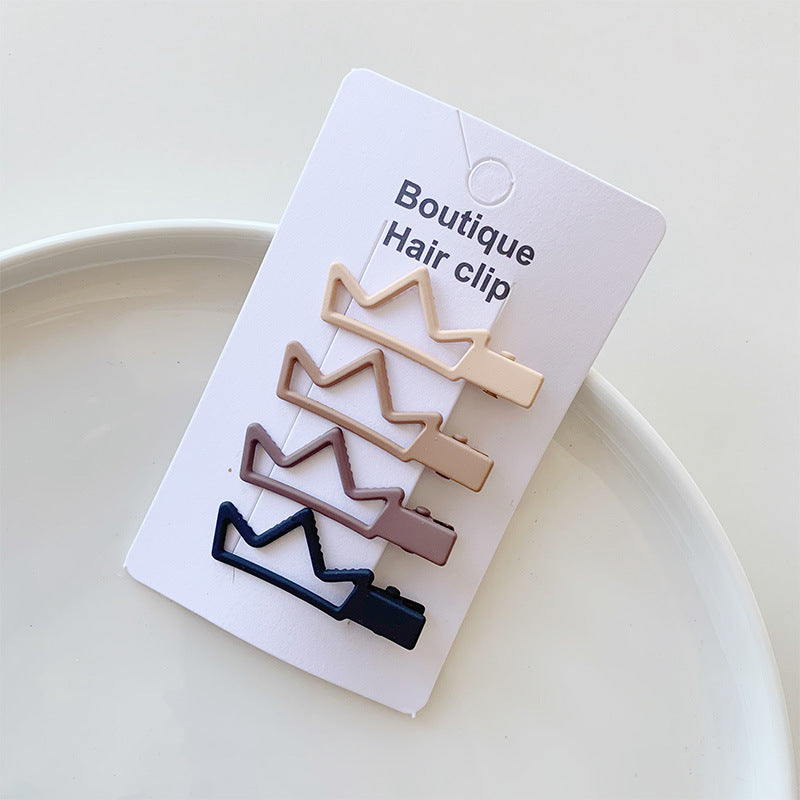 Milk Tea Hair Clip Coffee Color Bb