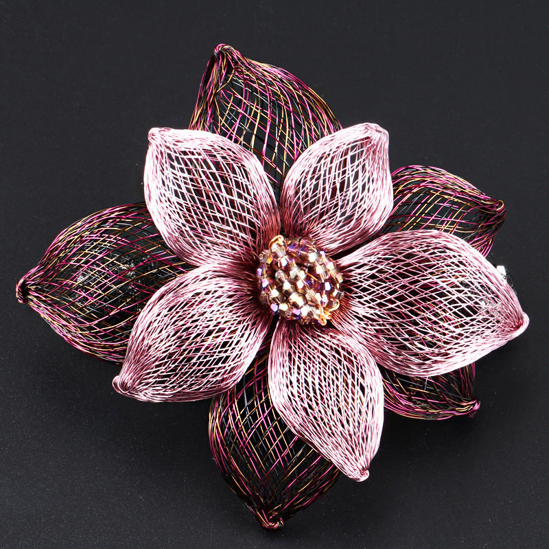 Women's Fashionable Simple Floral Shaped Spring Hair Clip