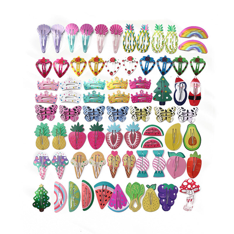 Paint Printing BB Clip Children's Broken Hair