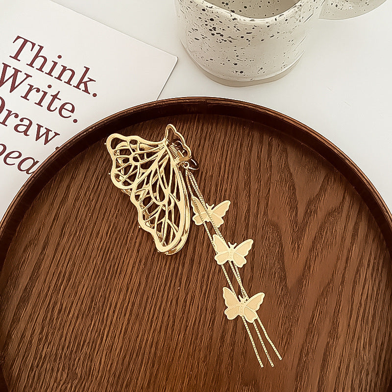 Women's Fashion Three-dimensional Butterfly Pendant Hair Clip