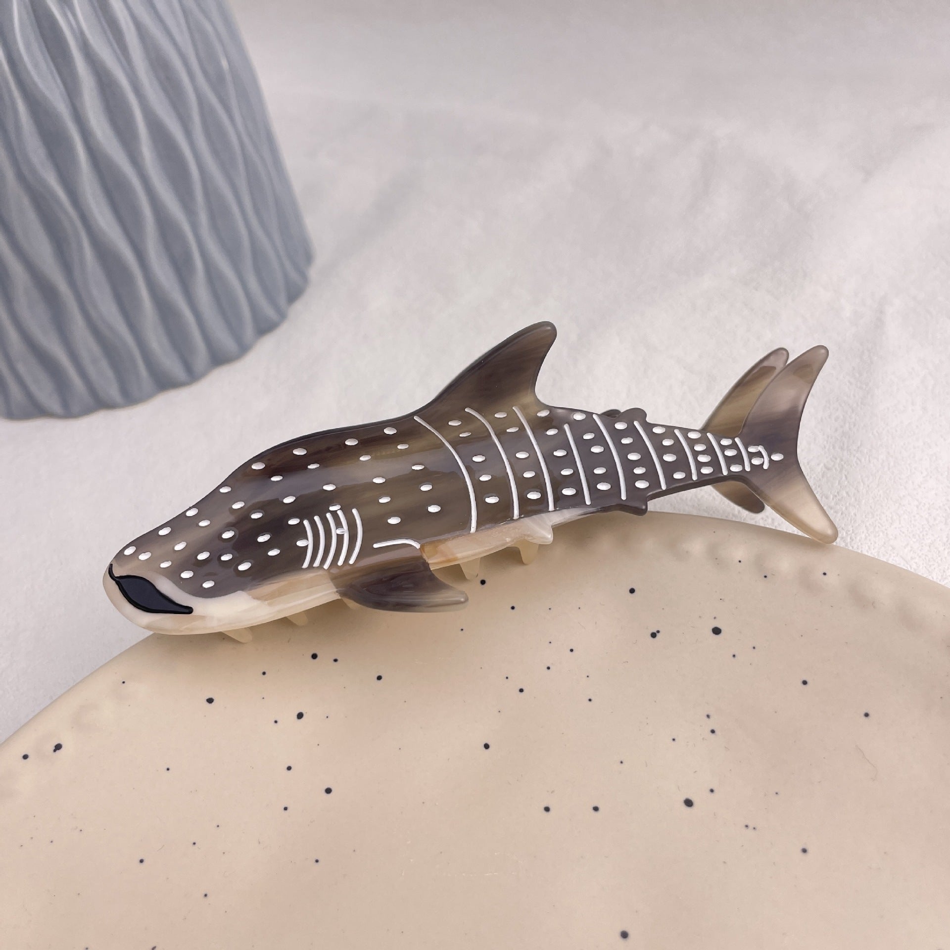 Marine Series Acetic Acid Grip Special-interest Design Animal Whale Shark Cross-border Wholesale Hair Accessories Ponytail Clip