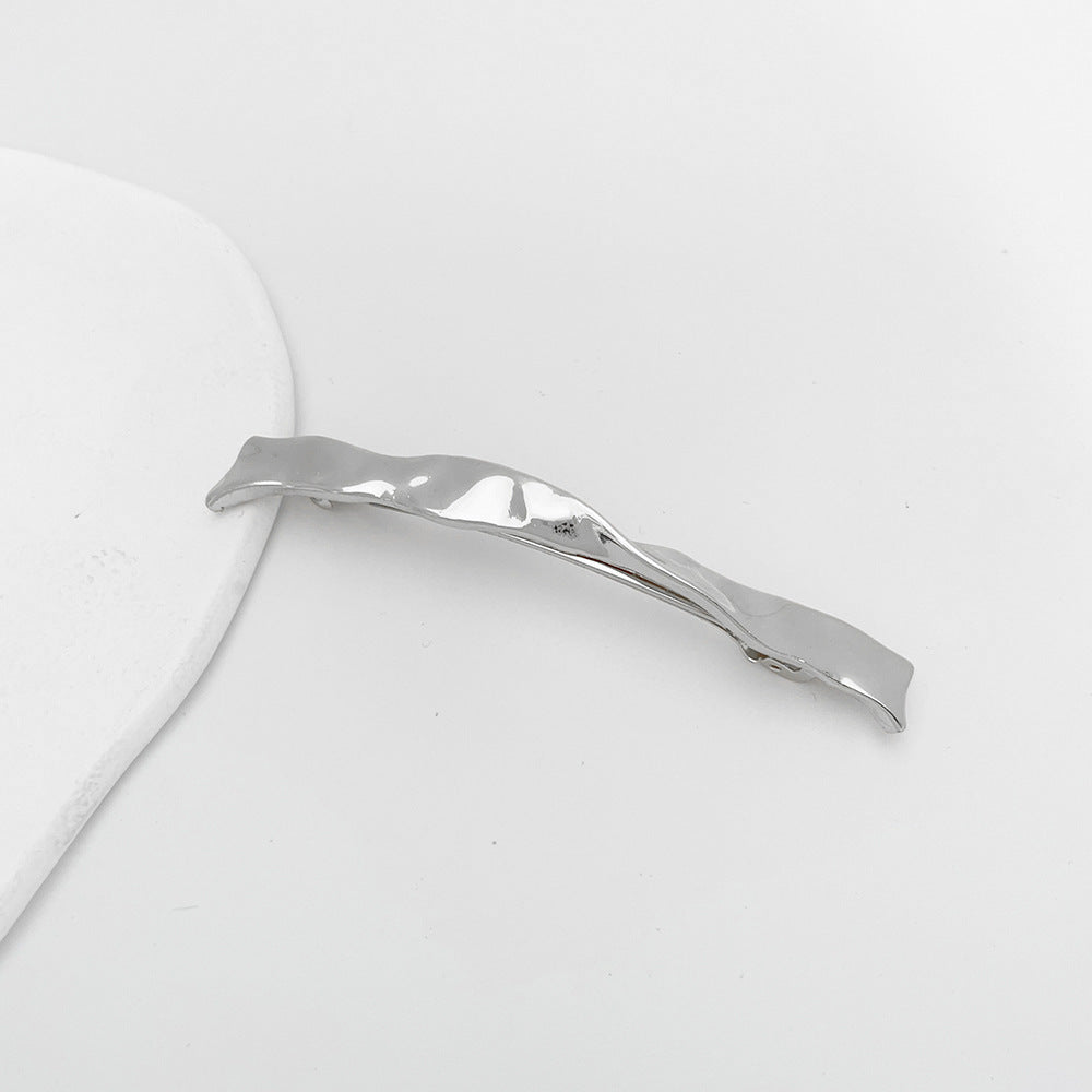 Irregular Spring Clip Alloy Barrettes Loose Clip Back Head