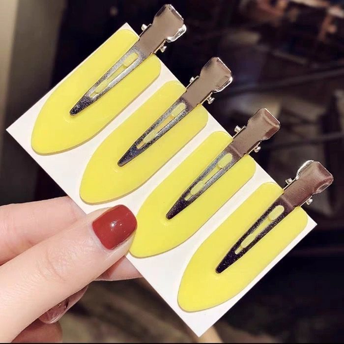 Popular Best Small Leaf Duckbill Clip DIY Seamless Hair Clip Handmade Material