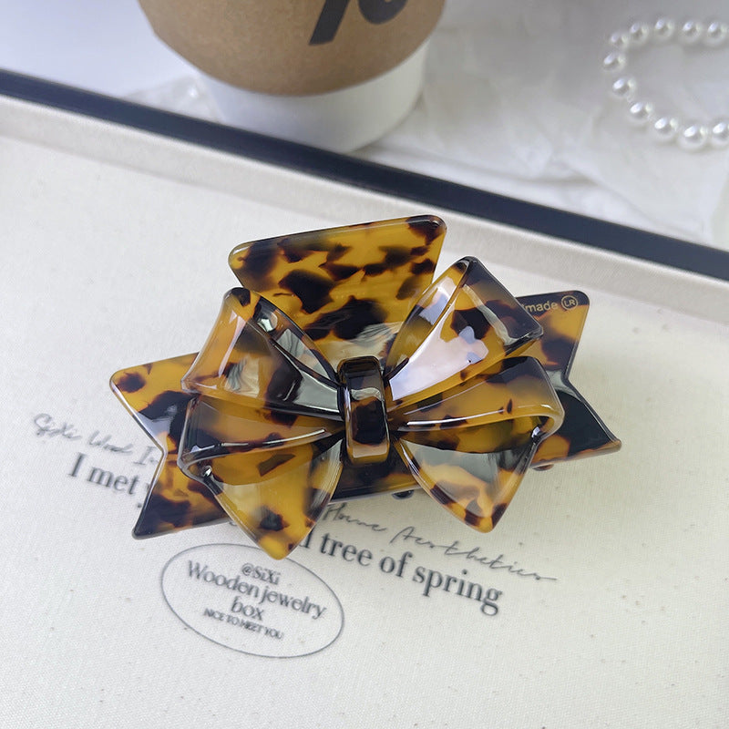 New Autumn And Winter High Sense Bow Claw Clip