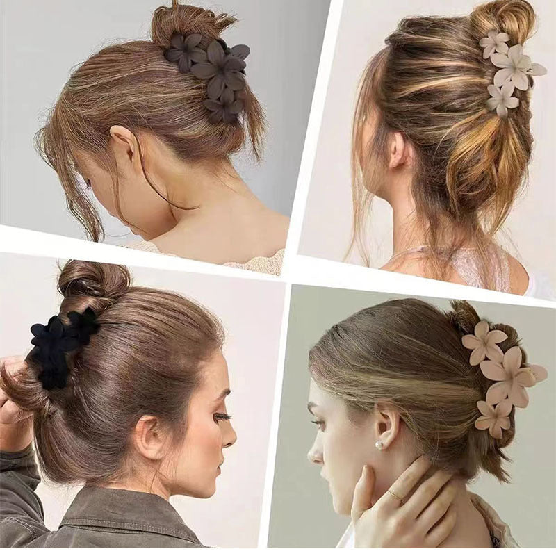 All-matching Updo Hair Clip Hairpin Headdress Frosted Flowers