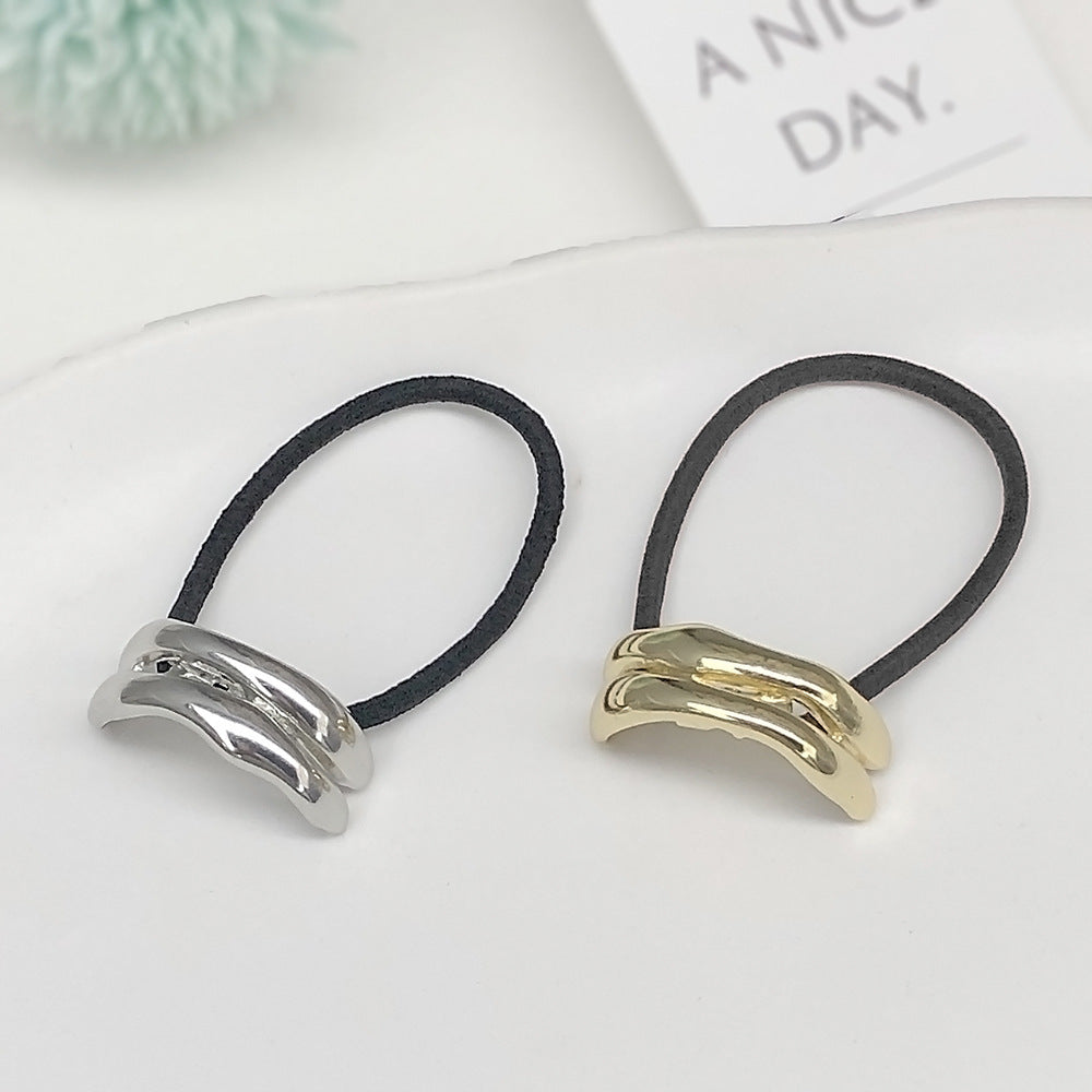 U-shaped Metal Ponytail Hair Ring Advanced Sense Hair-binding
