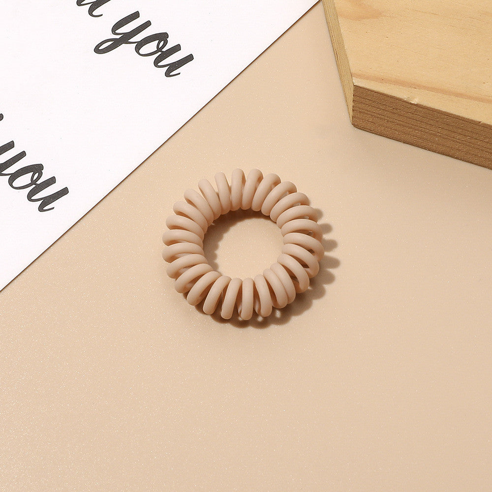 Cute Girl Hair-binding Highly Elastic Hair Rope Simple All-match Small Size Phone Line Hair Ring