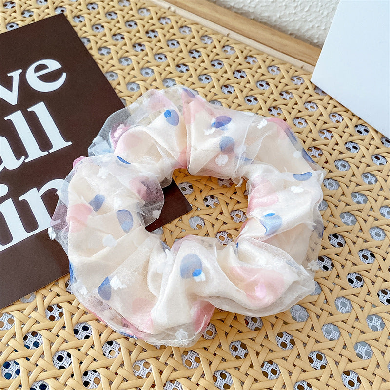 Ponytail High Elastic Large Intestine Hair Ring