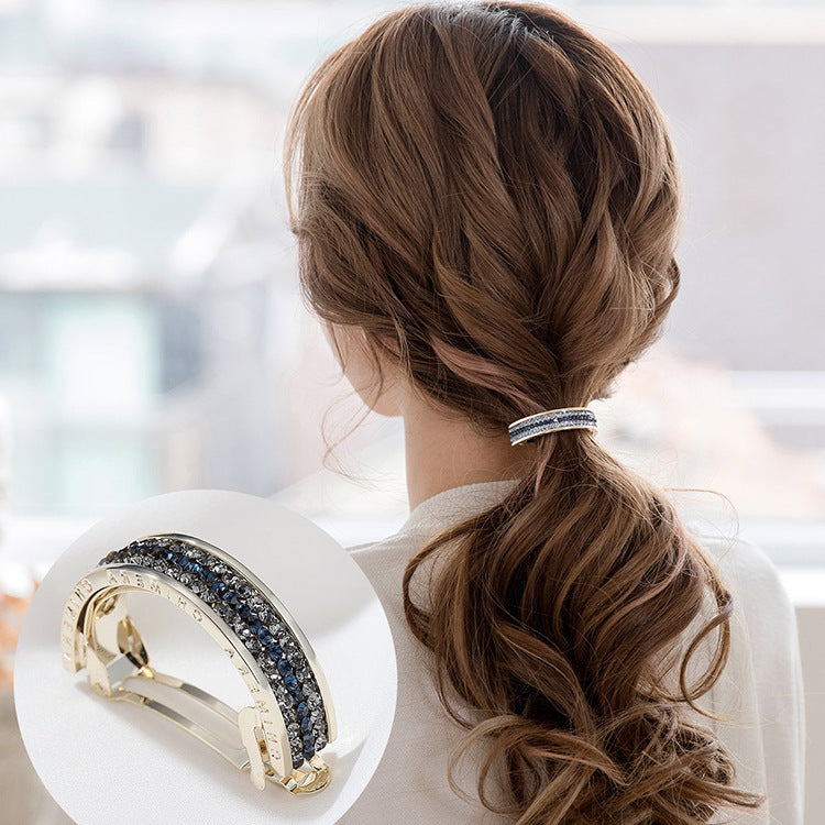 Net red lady side clip hair buckle