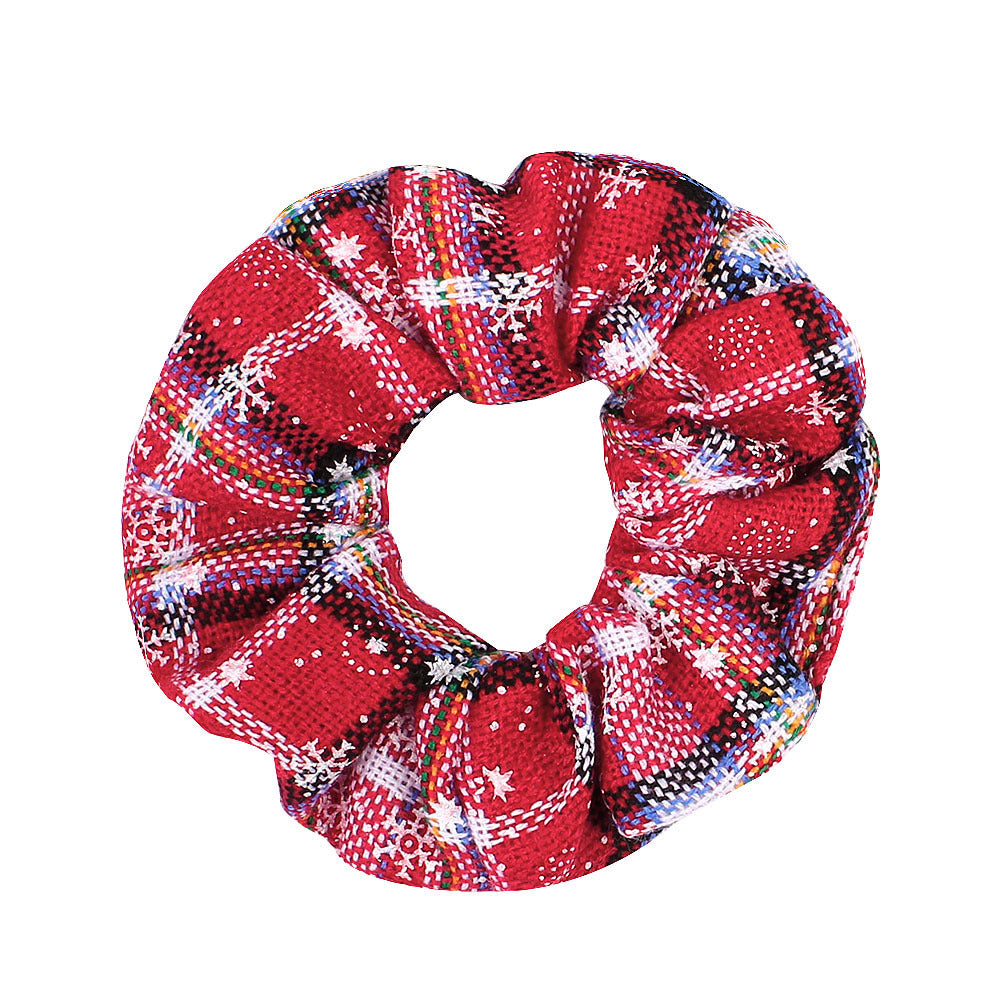 Christmas Large Intestine Ring High Sense Hair Ring Headdress